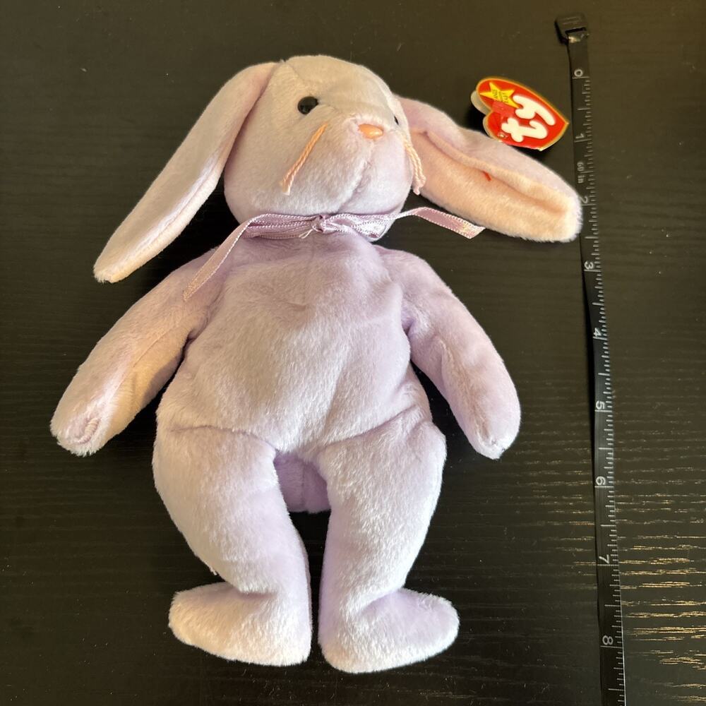 Ty Beanie Baby "Floppity" the Bunny DOB 5/28/96